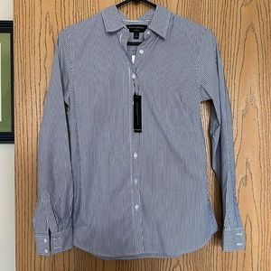Striped Banana Republic Business Shirt
